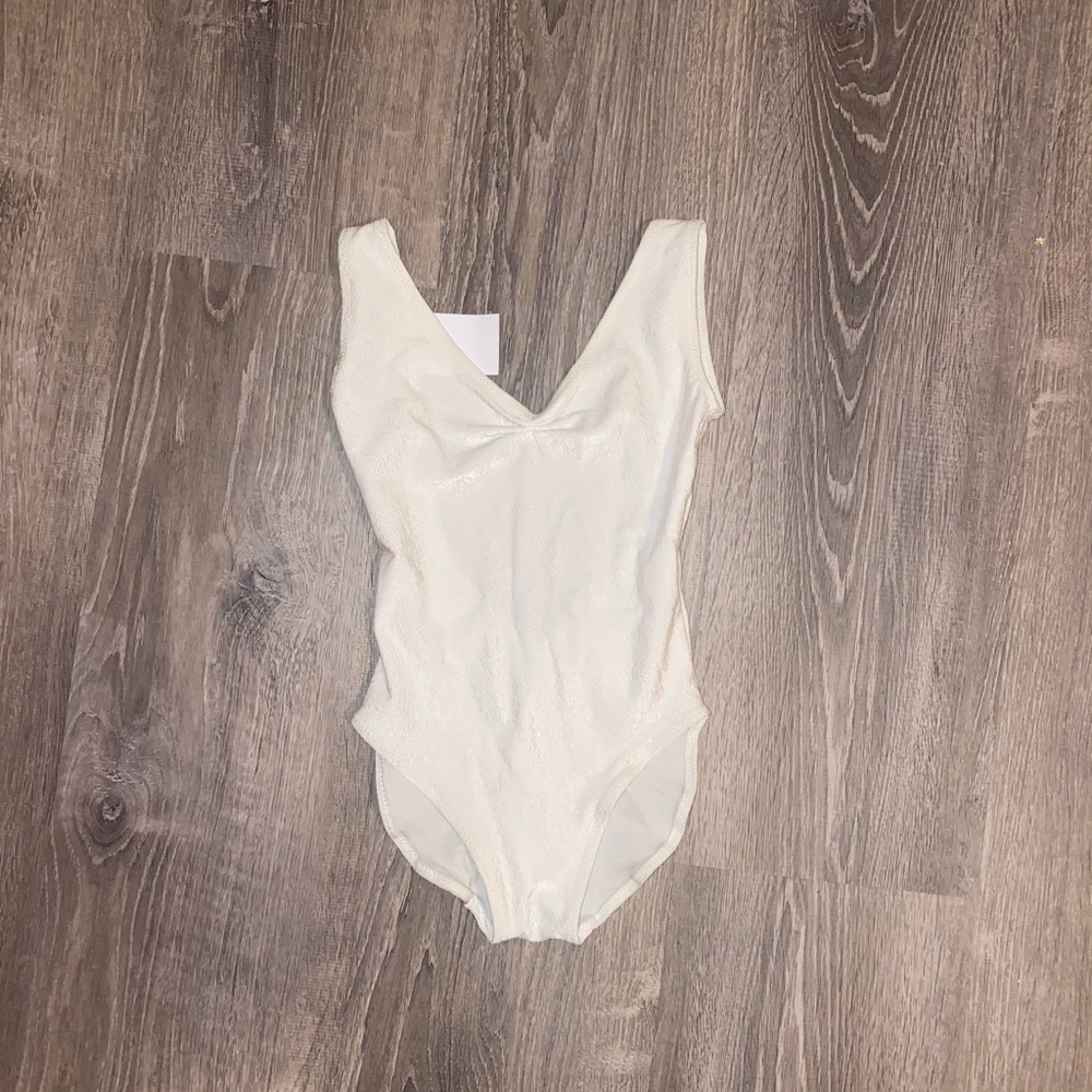 NWT White Atelier Della Danza leotard